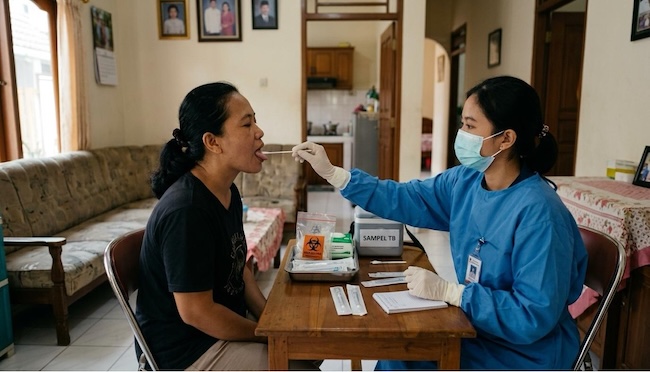 Swab Lidah untuk Skrining Tuberkulosis
